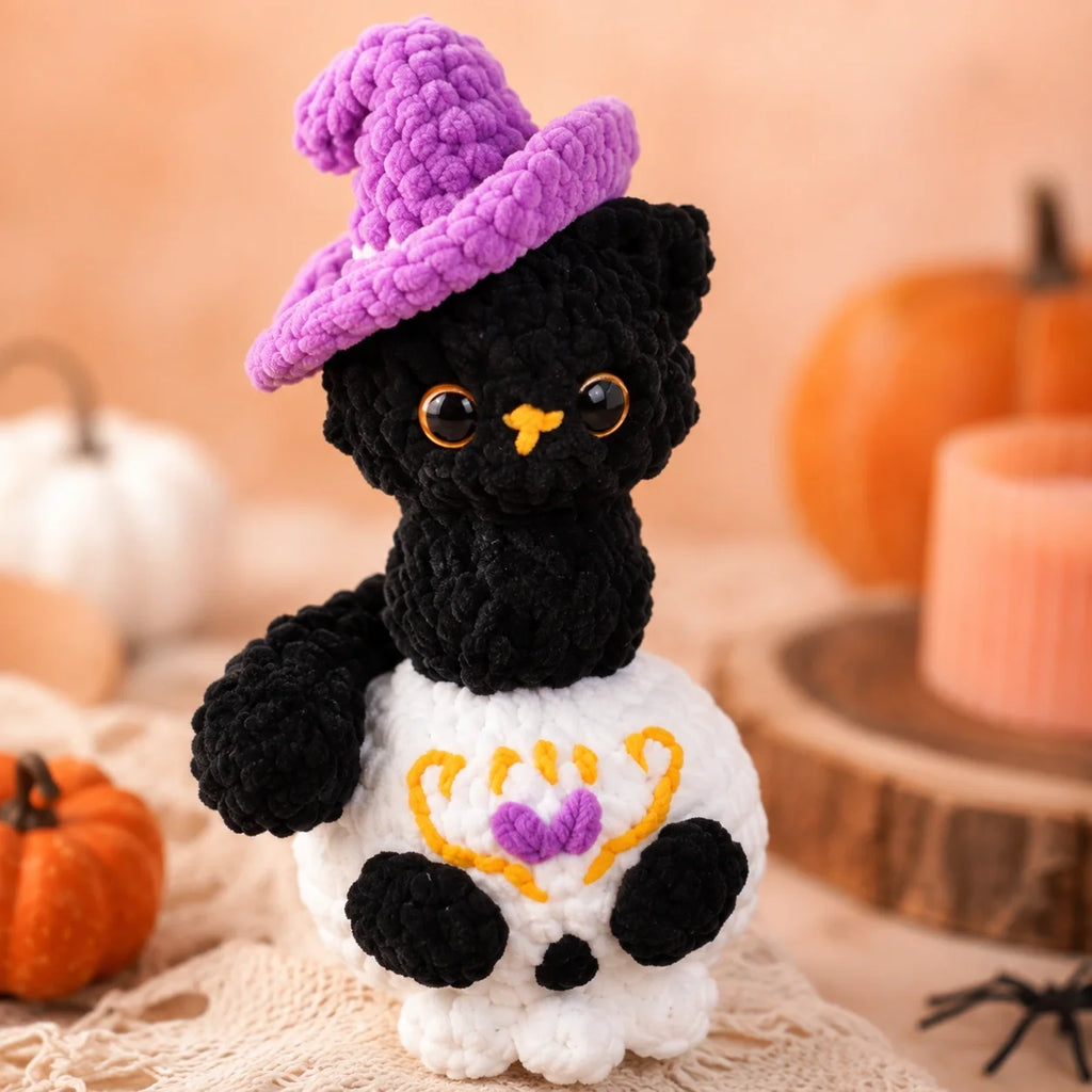 Spooky Halloween Amigurumi Crochet Pattern Set - Easy PDF, 5-6"