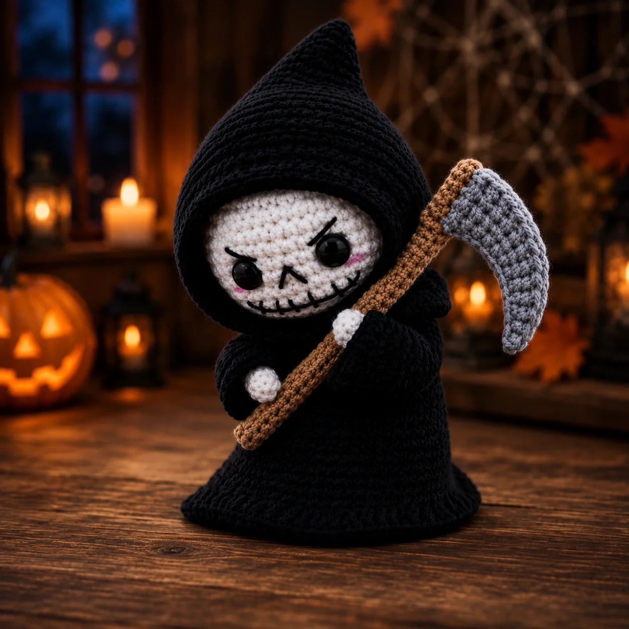 Grim Reaper Amigurumi Crochet Pattern