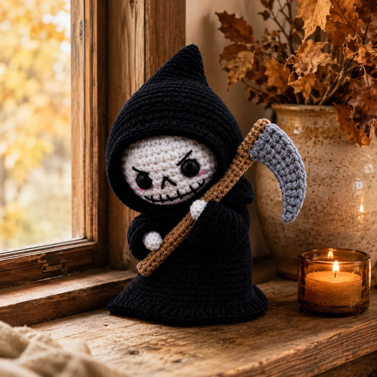 Grim Reaper Amigurumi Crochet Pattern