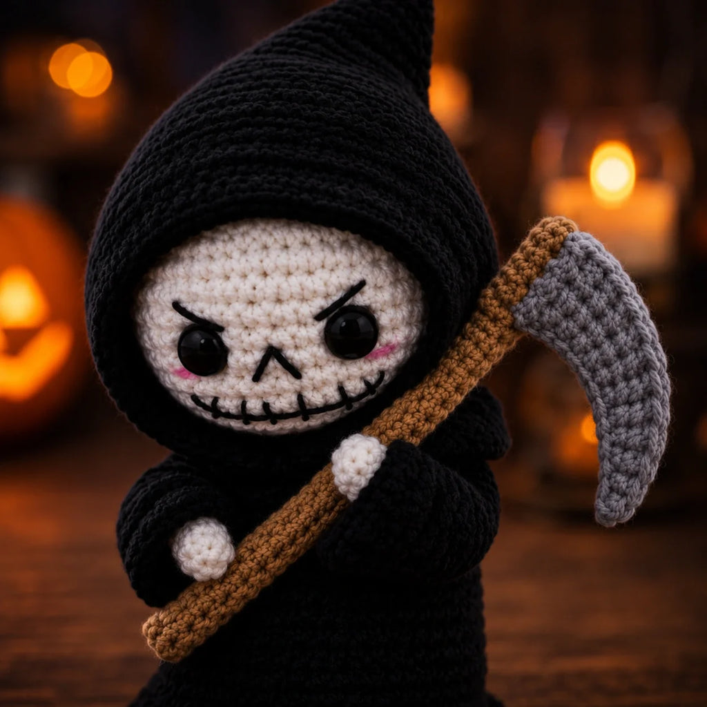 Grim Reaper Amigurumi Crochet Pattern