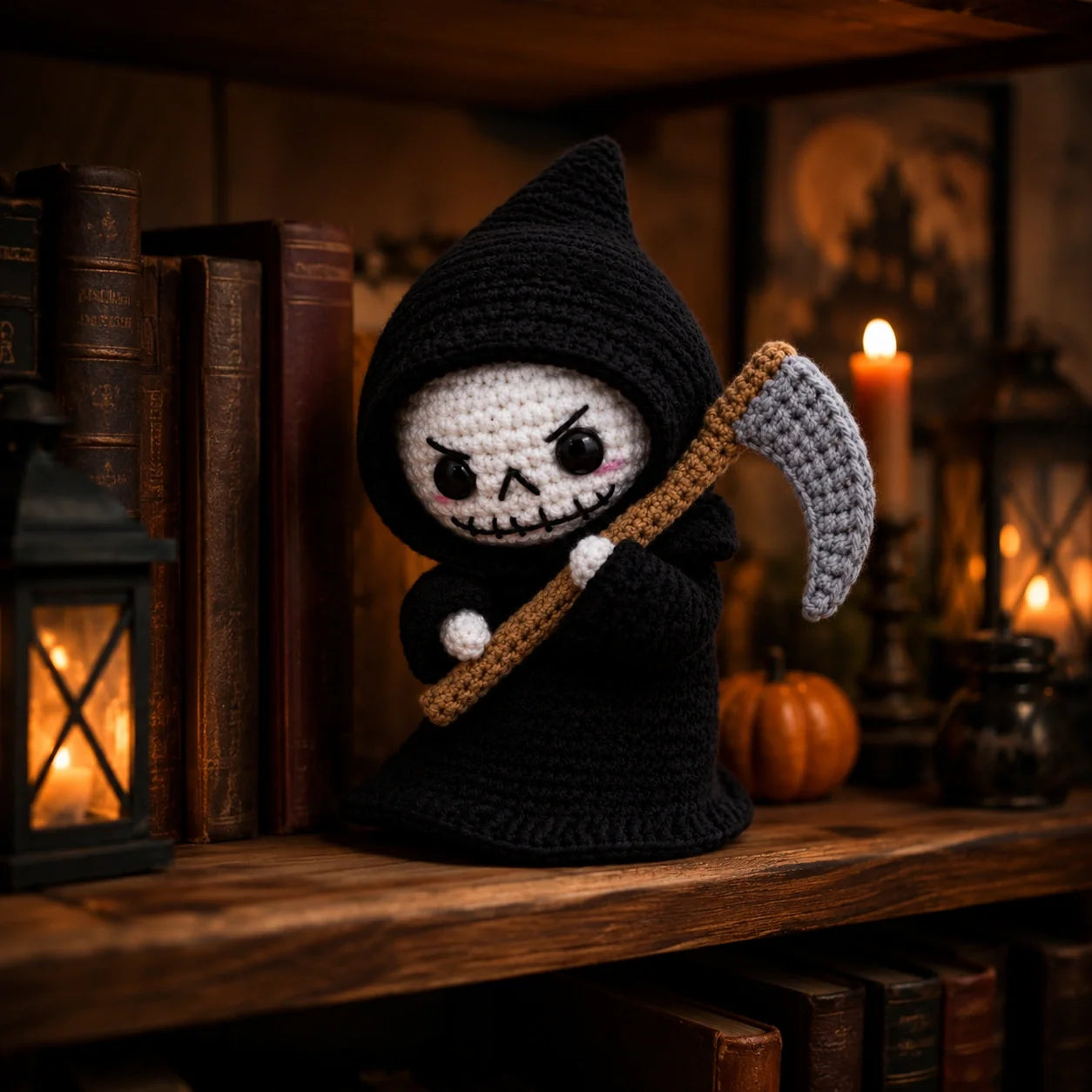 Grim Reaper Amigurumi Crochet Pattern