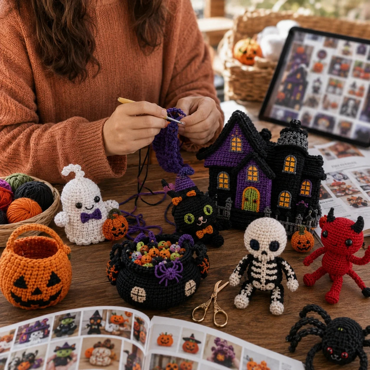 Halloween Amigurumi Crochet Pattern Set 🎃👻 - 30 Pattern