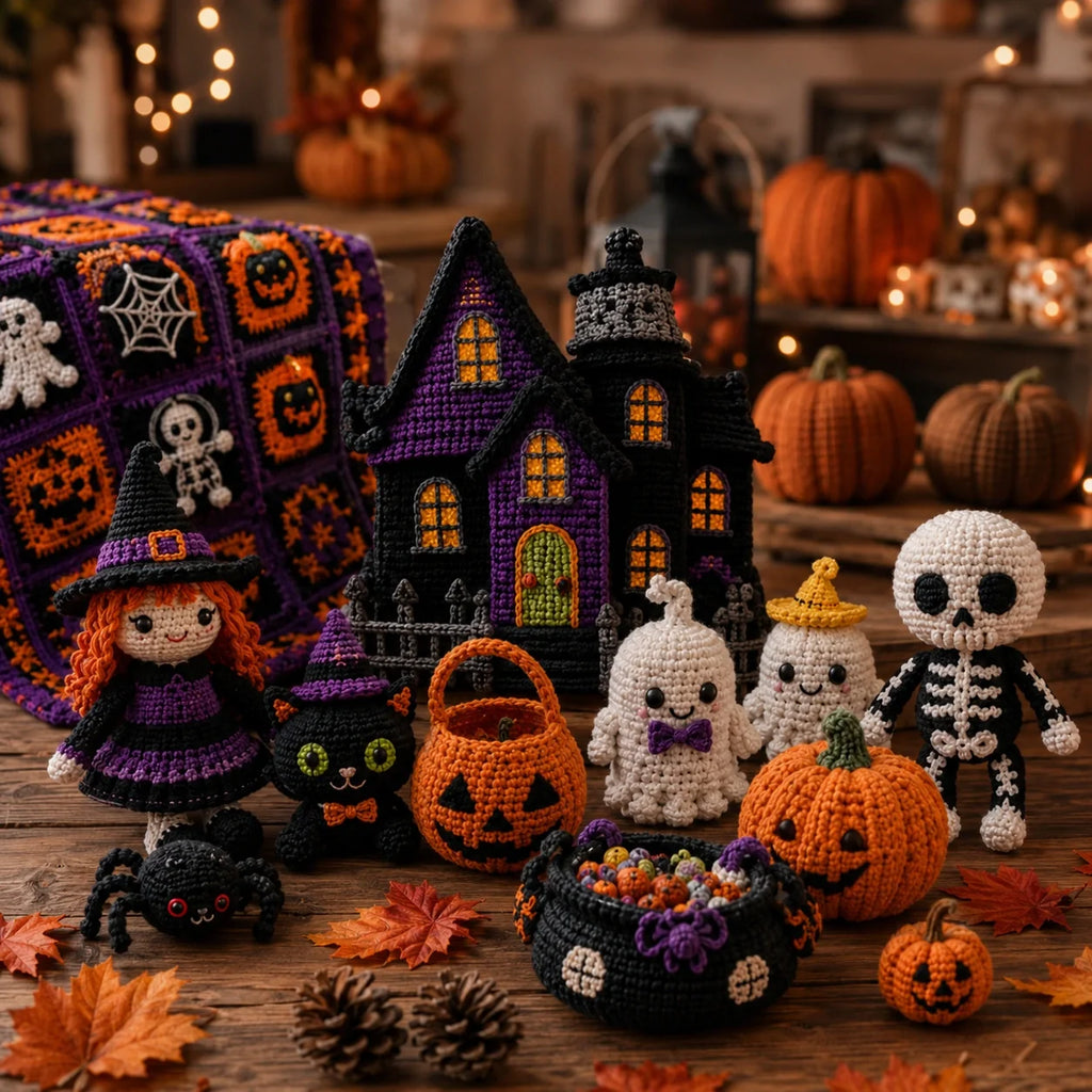 Halloween Amigurumi Crochet Pattern Set 🎃👻 - 30 Pattern