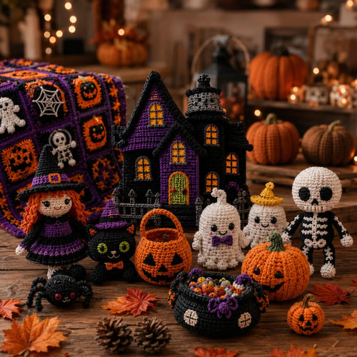 Halloween Amigurumi Crochet Pattern Set 🎃👻 - 30 Pattern