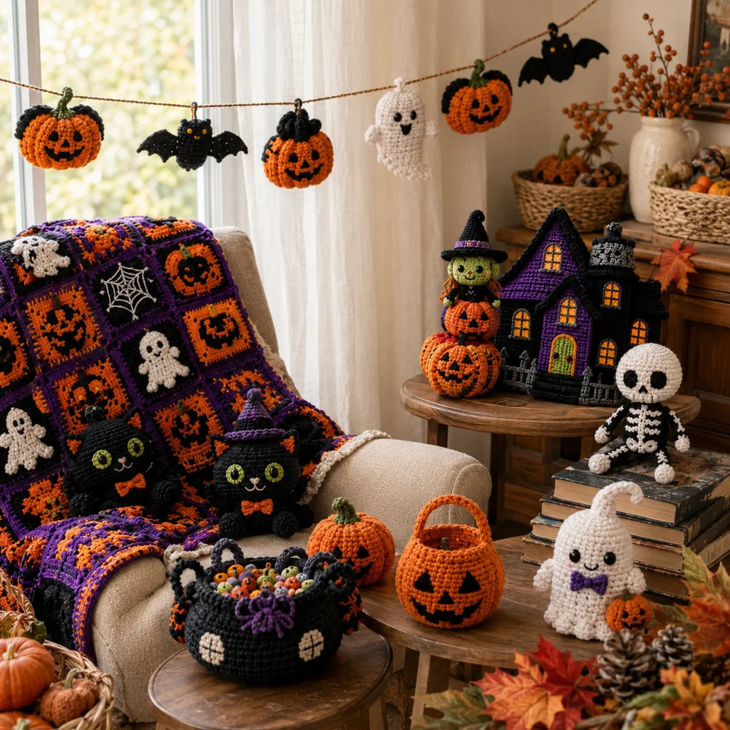 Halloween Amigurumi Crochet Pattern Set 🎃👻 - 30 Pattern