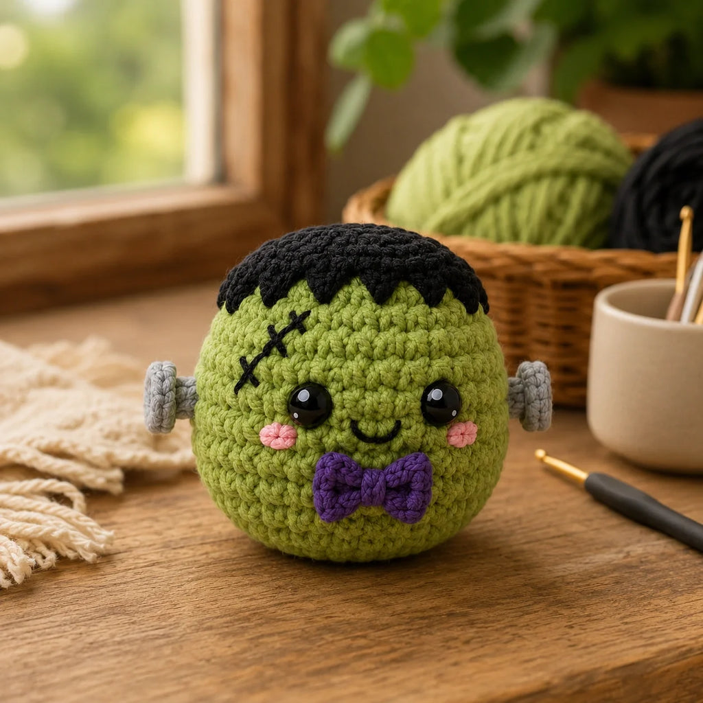 Kawaii Halloween Bao Bun Crochet Pattern Set - Amigurumi