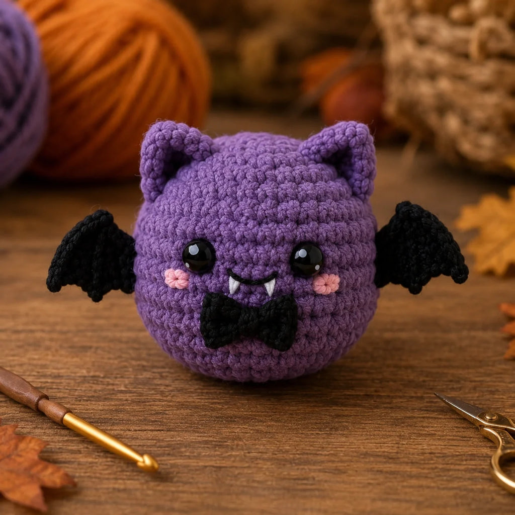 Kawaii Halloween Bao Bun Crochet Pattern Set - Amigurumi