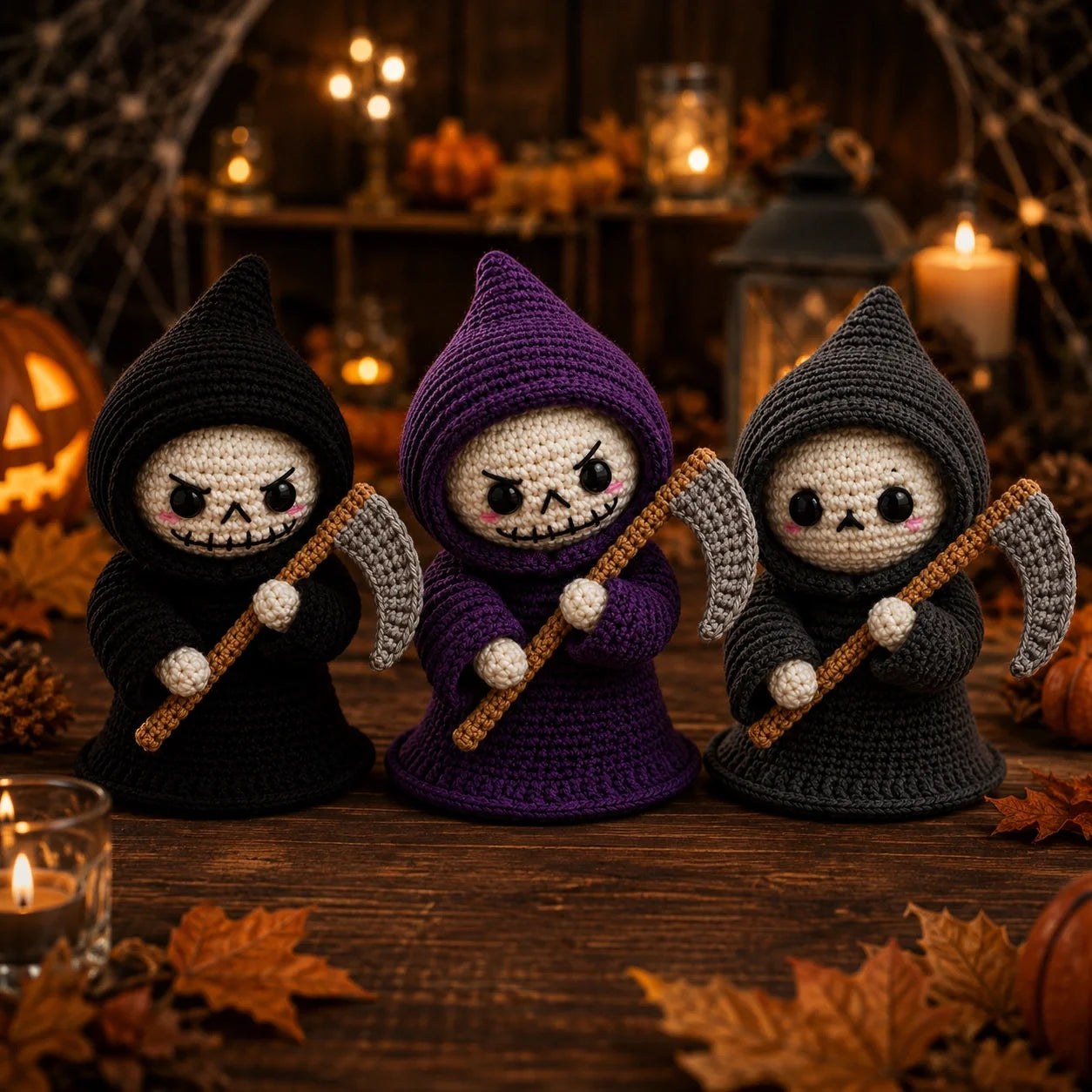 Grim Reaper Amigurumi Crochet Pattern