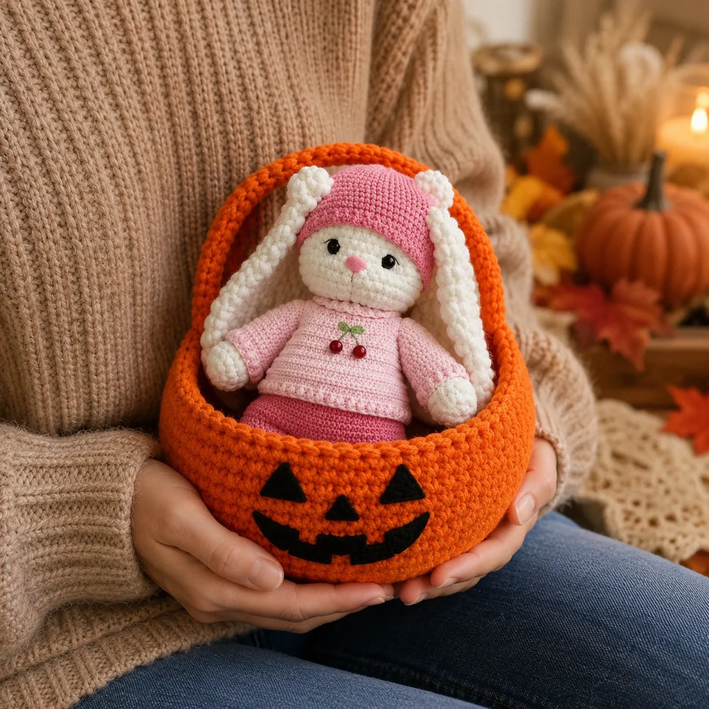 Bella Bunny Halloween Costume Crochet + Complete Outfit - Amigurumi PDF