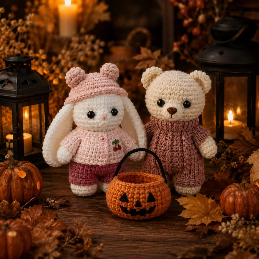 Bella Bunny Halloween Costume Crochet + Complete Outfit - Amigurumi PDF